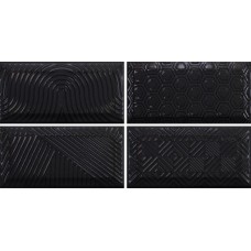 Плитка 7,5*15 METRO PARADISE BLACK MATT Плитка 7,5*15 METRO PARADISE BLACK MATT